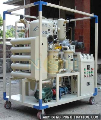 Double-Stage Vacuum Oil Purifier Insulating Fluid Dehydration Degassing Filtration System
