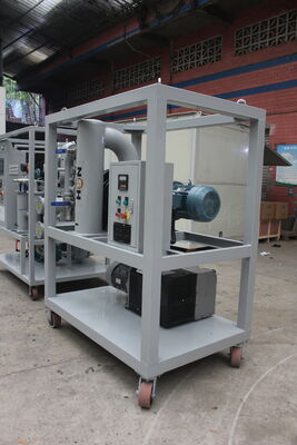 Double Stage Vacuum Pump Unit Movable Transformer Evacuation 0.05 Pa