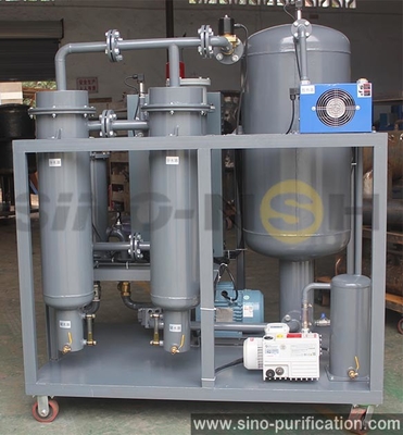 Enclosed Degassing Dehydration 129kw Vacuum Turbine Oil Purifier