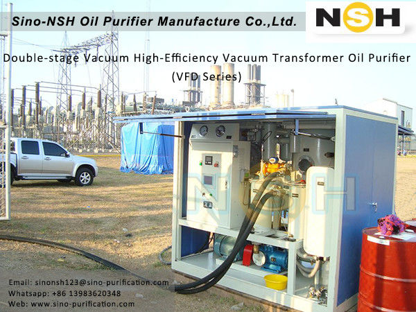 Automatic PLC-Controlled Transformer Oil Purifier Steel Enclosure Vacuum Touch-Screen Operation