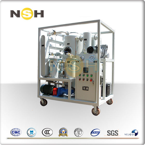 Waste Transformer Oil Purifier / Oil Purifying Machine Remove Trace Water