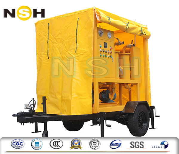 Double-Stage Transformer Oil Filtration Plant Insulation Purifying Machine Dielectric Fluid System