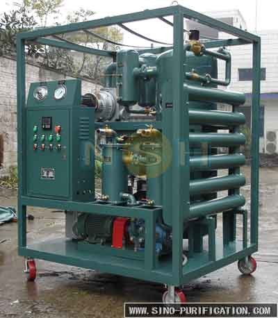 100kW High Voltage 9000L/H Double-Stage Vacuum Insulation Oil Purifier